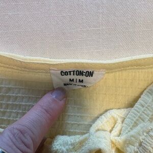 Butter Yellow Crop Top- Casual